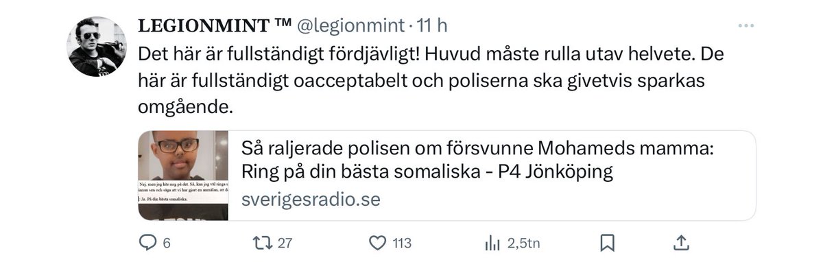 Troll490985's tweet photo. Det finns så många bra poliser i Sverige som förtjänar en eloge 👏
Sen finns det dom här 👇
@moderaterna @FredrikKarrholm @liberalerna @sdriks @mariarosandersd #poliser https://t.co/iqz18Gc7F1