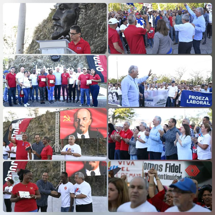 CAMHabanaEste's tweet photo. Un cierre cargado de arte, historia y un profundo espíritu revolucionario, recordando que la solidaridad y la esperanza siguen siendo pilares fundamentales. ¡Un homenaje que trasciende generaciones! ✊🎶
#Lenin155 
#LeninVive
#LaHabanaDelEste https://t.co/wqL0ZPoyw7