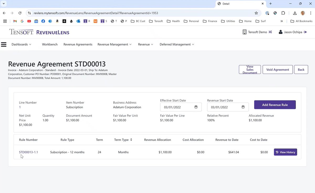 TensoftInc's tweet image. Revenue Management in Tensoft Revenue Lens: tensoft.com/revenue-manage…  #revenuerecognition  #ASC606
