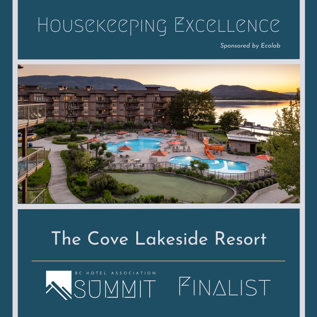 The Cove Lakeside Resort (@covelakeside) on Twitter photo We’re proud to be a finalist for the Housekeeping Excellence Award at tonight’s <a href="/bchotelassoc/">BC Hotel Association</a> Summit! ✨
Huge shoutout to our incredible housekeeping team—your dedication makes every stay unforgettable. 💙👏
#BCHA2025 #HousekeepingExcellence #TheCoveLakesideResort We’re proud to be a finalist for the Housekeeping Excellence Award at tonight’s <a href="/bchotelassoc/">BC Hotel Association</a> Summit! ✨
Huge shoutout to our incredible housekeeping team—your dedication makes every stay unforgettable. 💙👏
#BCHA2025 #HousekeepingExcellence #TheCoveLakesideResort