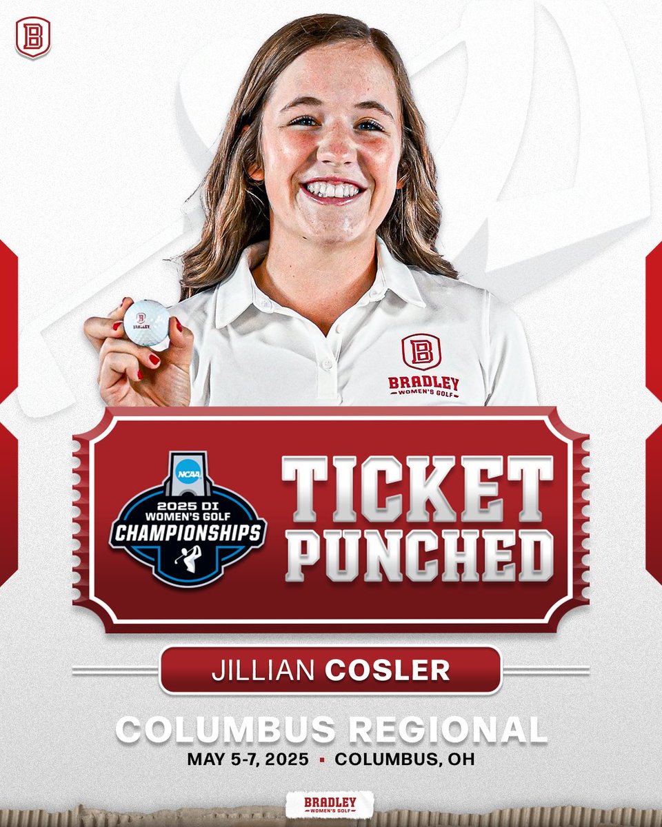 𝐂𝐎𝐋𝐔𝐌𝐁𝐔𝐒 𝐁𝐎𝐔𝐍𝐃 🏌️‍♀️

⛳️ Jillian will golf in the Columbus Regional! #NCAAGolf