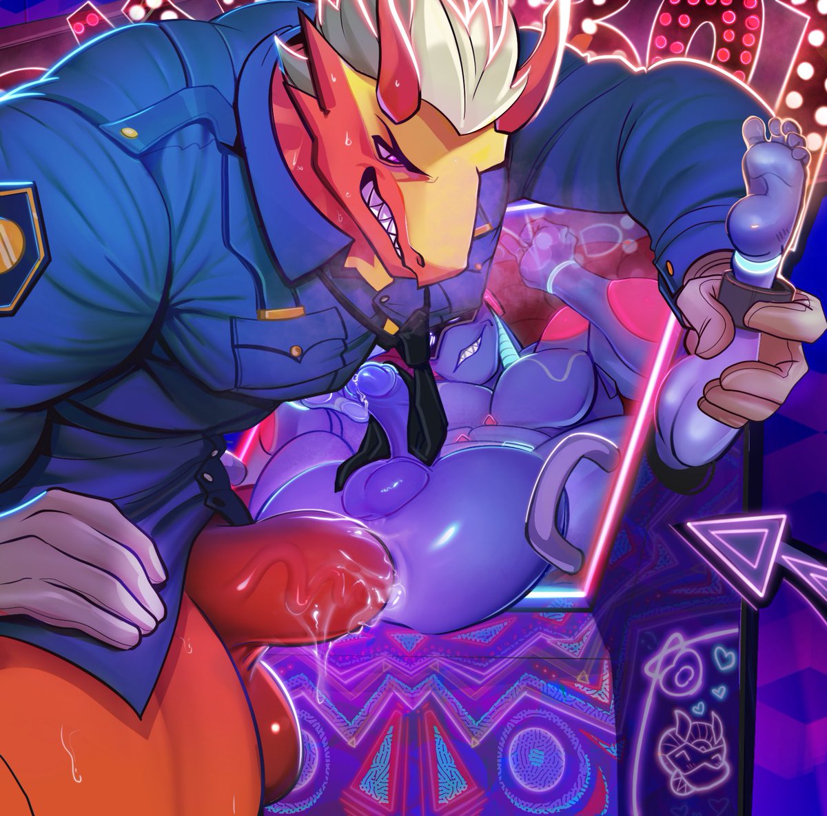 Here a commission for <a href="/BlazeyBoi257/">BlazeyBoi</a> ‘s Apollo at <a href="/DragoNick7/">DragoNick</a> BangBot special with kyurie ;)