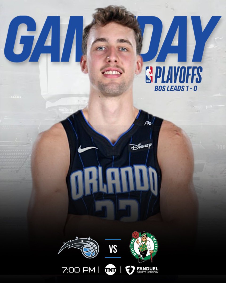 alwaysssaugtss's tweet photo. GAMEDAY ENERGY
The squad is locked in and ready to bounce back!
Orlando looks to even the series tonight vs Boston!
Tip-off: 7:00 PM | TNT & FanDuel Sports Network
Let’s bring the fight on the road! #Everybodyin
#MagicVsCeltics #NBAPlayoffs #MagicUp #GameDay #DoMagic #BounceBack #RoadWarriors #PlayoffMode