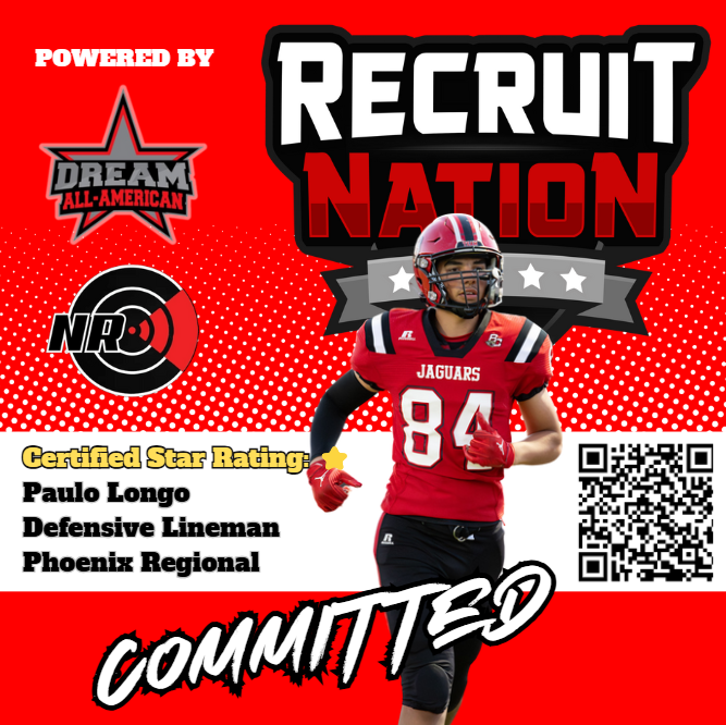 Paulo Longo is a physically dominant defensive lineman who stands 6’3” and weighs 215 lbs, making him a nightmare for opposing offensive linemen. His strength at the point of attack and his ability to shed blocks quickly set him apart as a force in the trenches. Paulo
