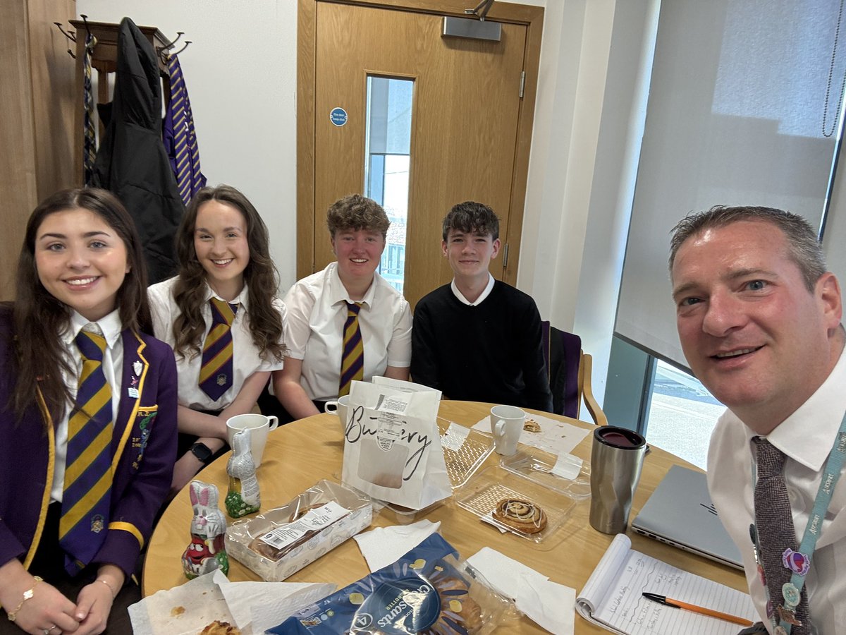 Our last Wednesday morning meeting with the incredible <a href="/MarrColOfficial/">Marr College</a>  S6 Captains. Been an amazing group to work with #TogetherWeAreMarr 💜💛<a href="/marrcaptains/">Marr Captains</a>
