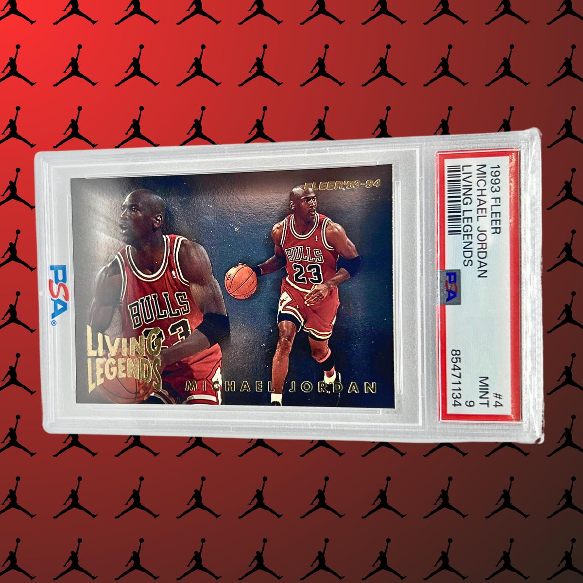 Chasin' Cards (@chasincards) on Twitter photo 🔥 PC Spotlight 🔥
1993 Fleer Living Legends Michael Jordan — PSA 9 🐐
Double MJ, and pure ‘90s heat. Staying locked in the PC!
One of only 368 graded PSA 9s, with just 84 at a PSA 10.
#ChasinCards #MJ23 #LivingLegends #PCGem #PSA9 #GoatTalk #JordanInsert <a href="/CardPurchaser/">Card Purchaser</a> 🔥 PC Spotlight 🔥
1993 Fleer Living Legends Michael Jordan — PSA 9 🐐
Double MJ, and pure ‘90s heat. Staying locked in the PC!
One of only 368 graded PSA 9s, with just 84 at a PSA 10.
#ChasinCards #MJ23 #LivingLegends #PCGem #PSA9 #GoatTalk #JordanInsert <a href="/CardPurchaser/">Card Purchaser</a>