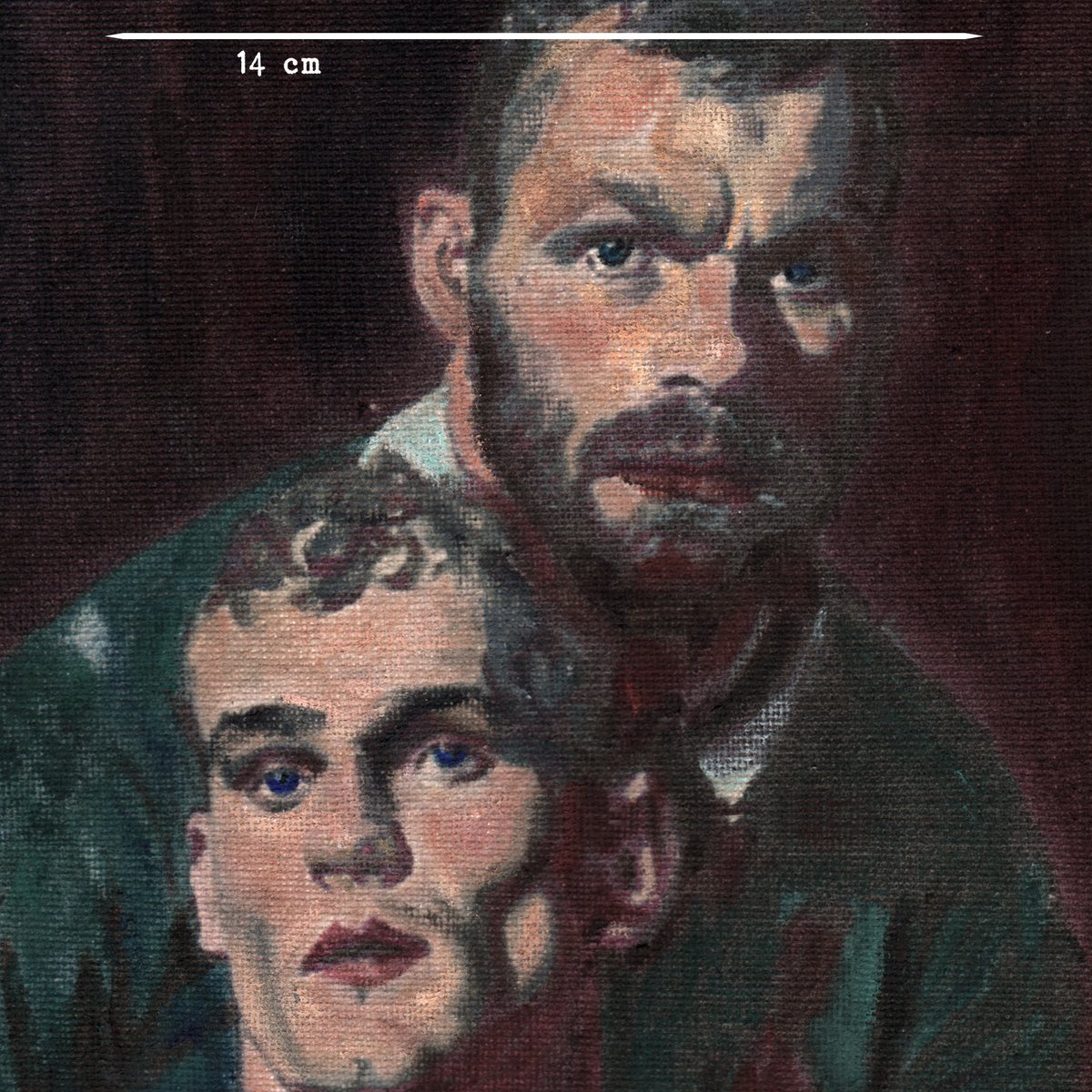 MGraffito's tweet photo. Rock and his Agent. oil on linen https://t.co/5KlQj5O304