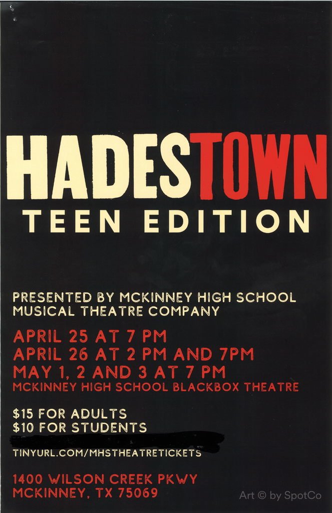Mark your calendars to join the MHS Musical Theatre Company as they present Hadestown - Teen Edition on April 25, 26, May 1-3. Tickets available at tinyurl.com/mhstheatretick…
