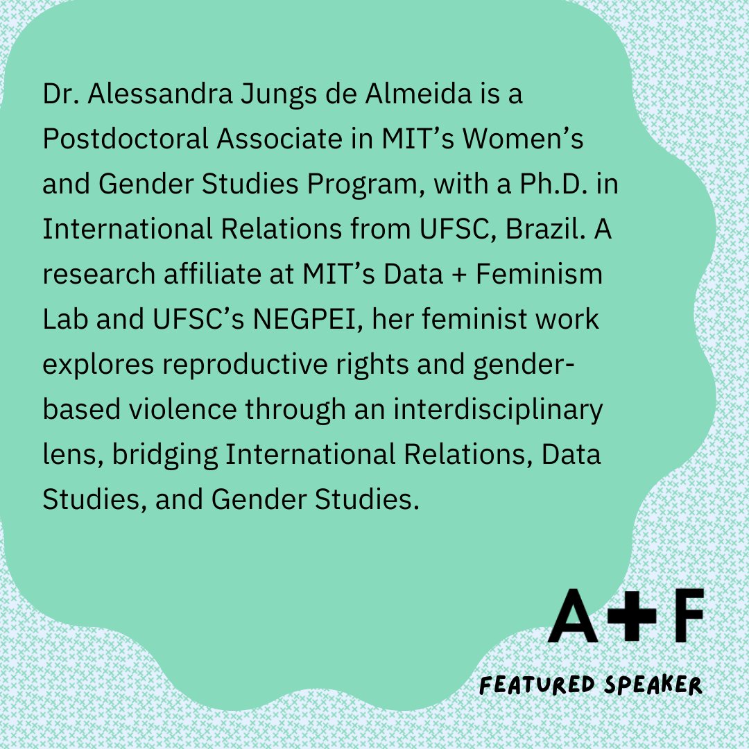 Meet Dr. Alessandra, our featured speaker for April 25’s #VirtualEditingTable!
Join us as we explore feminist resistance through data activism.
✍️ Plus: collaborative Wikipedia editing
🕠 17:30 UTC | 🌐 English, Spanish, Portuguese 
🔗 Sign up: bit.ly/4ixTsnP