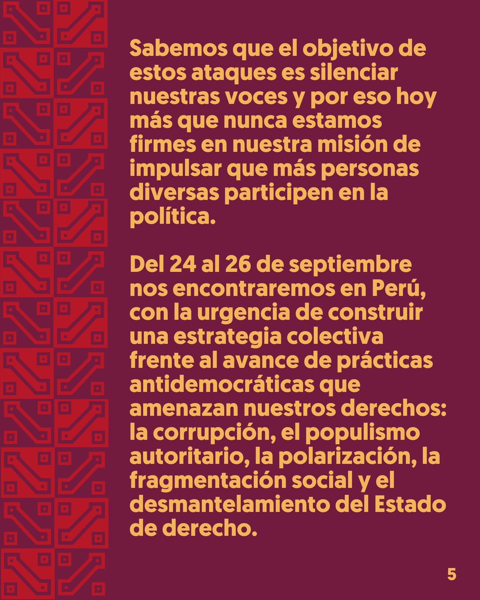 🚨 Sabemos que este Encuentro de <a href="/LiderazgosLGBT/">Consorcio LGBTIQ+ de las Américas y el Caribe</a> es un espacio colectivo de acción política fundamental, por lo que no dimos paso atrás pese a los recortes presupuestales vividos y logramos garantizar la participación de 100 liderazgos LGBTIQ+ de toda la región. Esta edición será