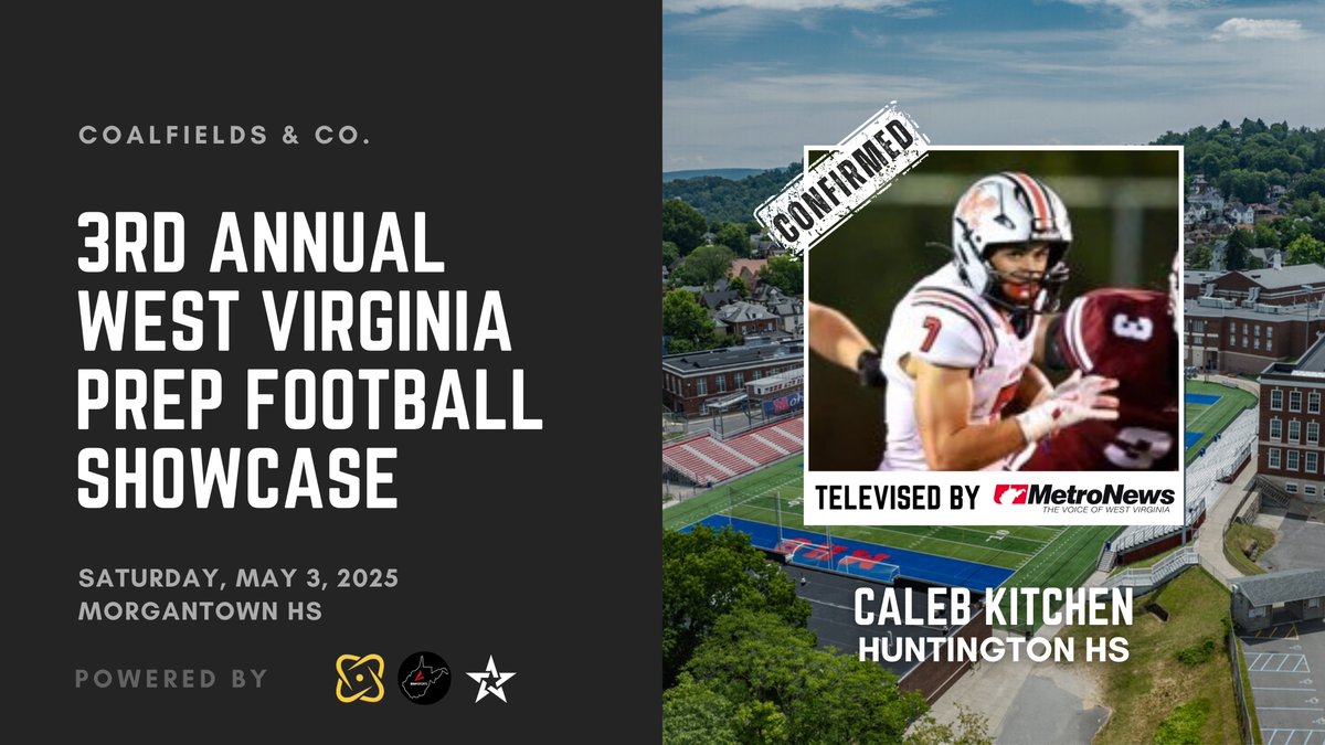 GRIT! Two-way standout Caleb Kitchen out of Huntington is going to be representing the southeast at Pony Lewis.  #wvprepfb