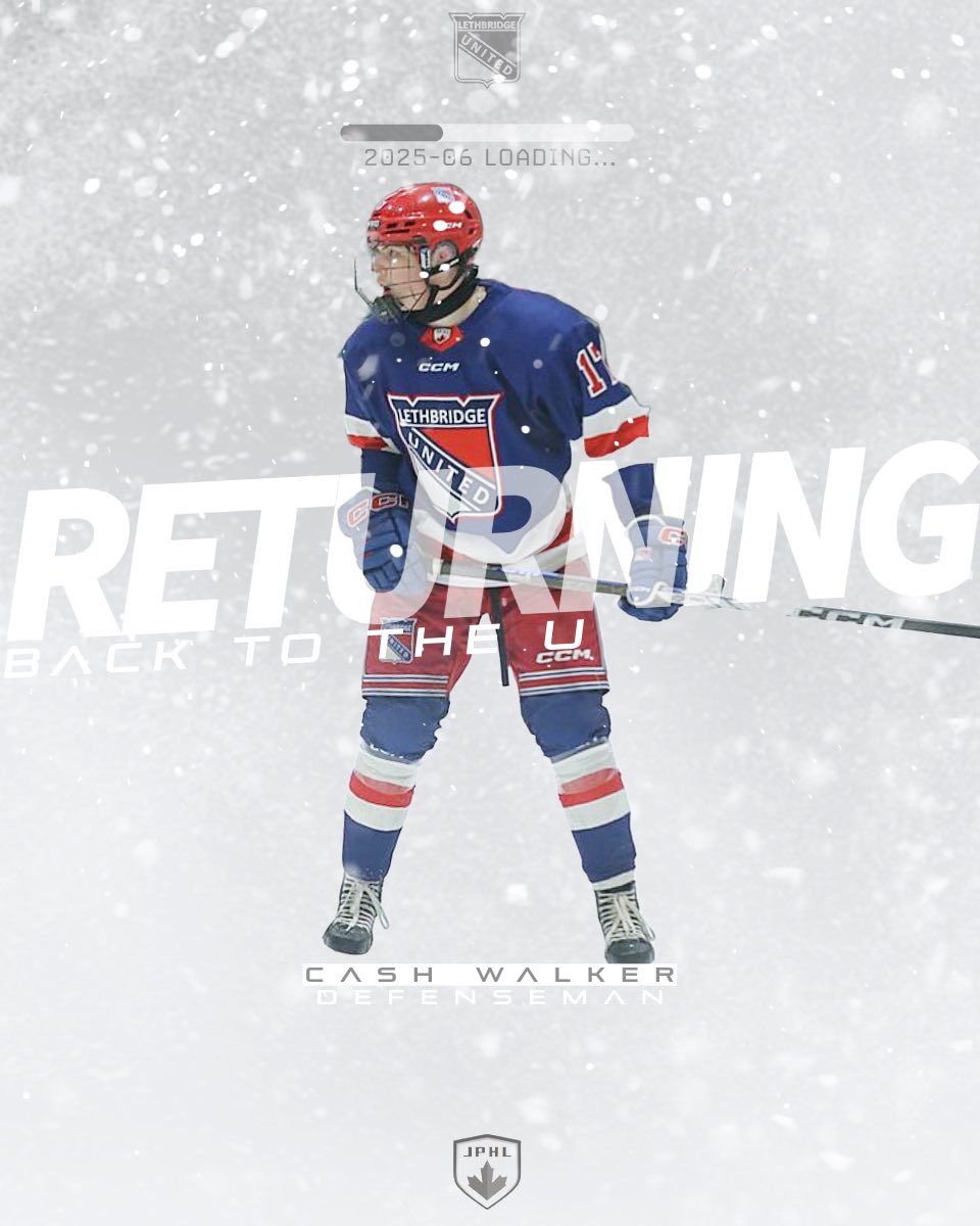 Returning for the 2025-26 season is defenseman Cash Walker.