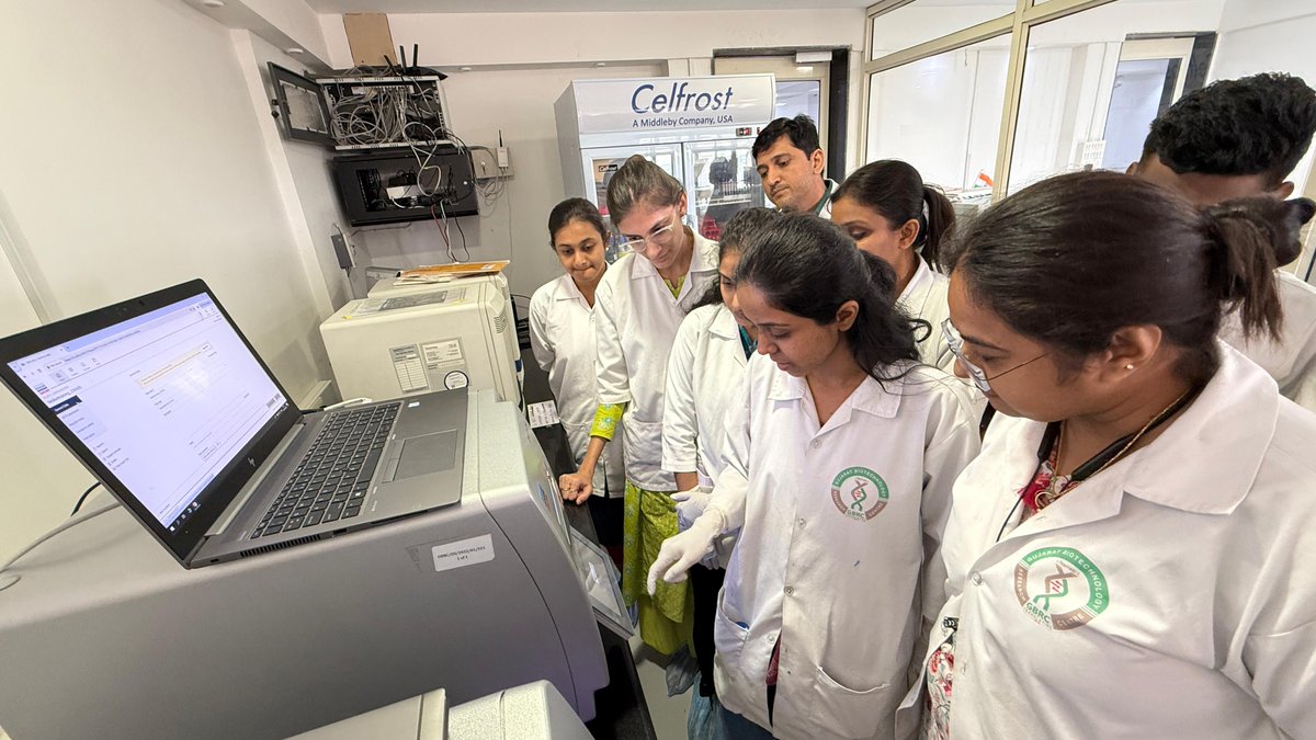 GBRC (@gbrc_gujarat) on Twitter photo Glimpse of day-9 activities of 2 weeks hands-on training program on "Molecular Biology: From Basic to Advance". Jointly organized by <a href="/gbrc_gujarat/">GBRC</a>, <a href="/spunivgujarat/">Sardar Patel University</a> and <a href="/SKUASTJammu/">SKUAST- Jammu</a>.
<a href="/dstGujarat/">Department of Science & Technology, Gujarat</a> <a href="/monakhandhar/">Mona Khandhar IAS</a> <a href="/ChaitanyaGJoshi/">Chaitanya Joshi</a> <a href="/gsbtm/">Gujarat State Biotechnology Mission</a> <a href="/GujBiotechUni/">Gujarat Biotechnology University</a> Glimpse of day-9 activities of 2 weeks hands-on training program on "Molecular Biology: From Basic to Advance". Jointly organized by <a href="/gbrc_gujarat/">GBRC</a>, <a href="/spunivgujarat/">Sardar Patel University</a> and <a href="/SKUASTJammu/">SKUAST- Jammu</a>.
<a href="/dstGujarat/">Department of Science & Technology, Gujarat</a> <a href="/monakhandhar/">Mona Khandhar IAS</a> <a href="/ChaitanyaGJoshi/">Chaitanya Joshi</a> <a href="/gsbtm/">Gujarat State Biotechnology Mission</a> <a href="/GujBiotechUni/">Gujarat Biotechnology University</a>