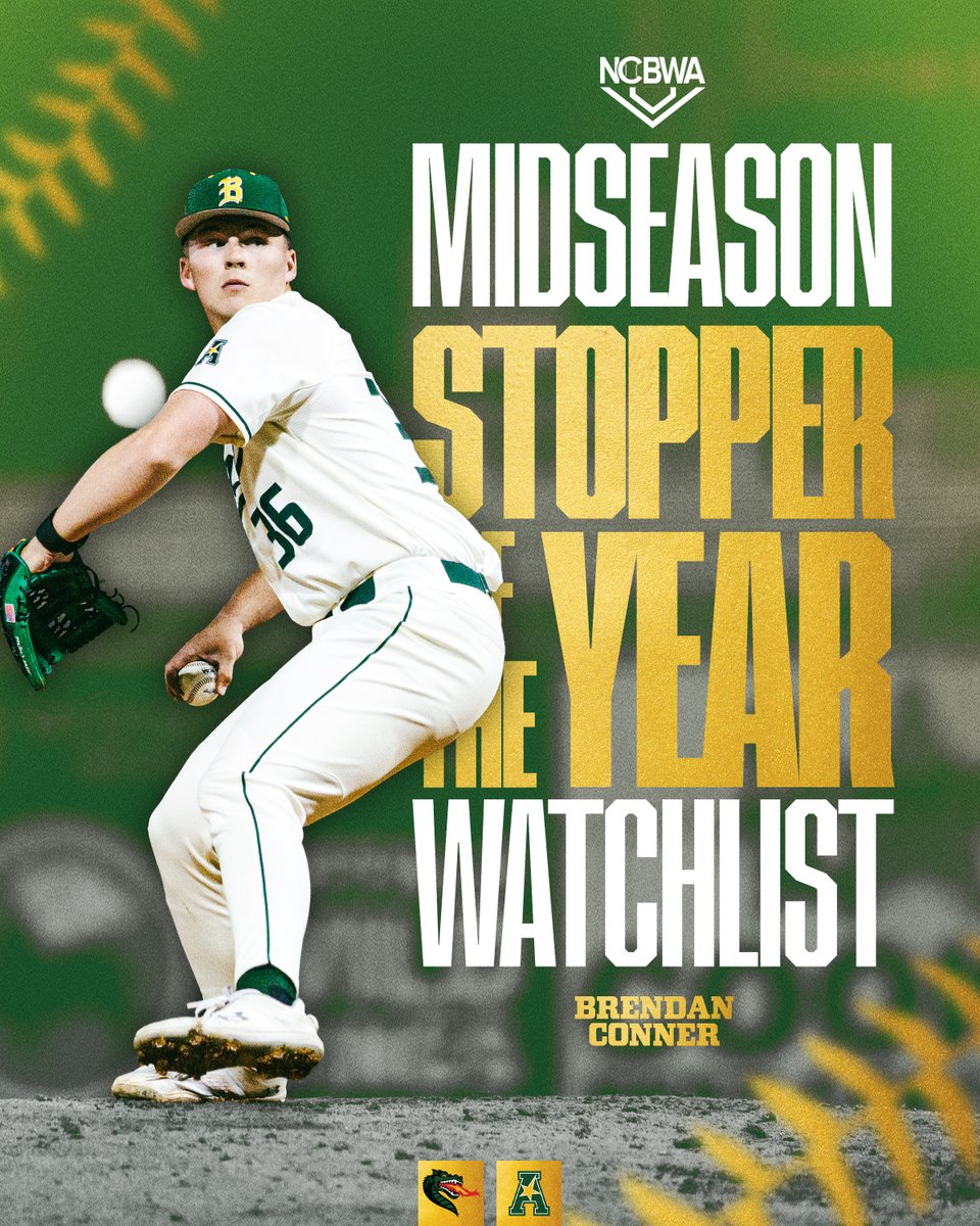 𝗔𝗠𝗢𝗡𝗚 𝗧𝗛𝗘 𝗡𝗔𝗧𝗜𝗢𝗡'𝗦 𝗕𝗘𝗦𝗧🔥

Brendan Conner has been named to <a href="/NCBWA/">NCBWA</a>'s Midseason Stopper of the Year Watch List!

Conner is one of only six freshmen to be named to the list.

📰 : bit.ly/4cO1lUz

#WinAsOne