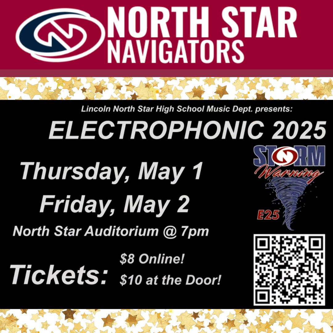 Mark your calendars! Electrophonic is coming soon - May 1st and 2nd. Get your tickets now!
search.seatyourself.biz/webstore/accou…

Not sure what this very cool North Star tradition that blends music, lights, and music is? Check out this short video. trst.in/te0wYf