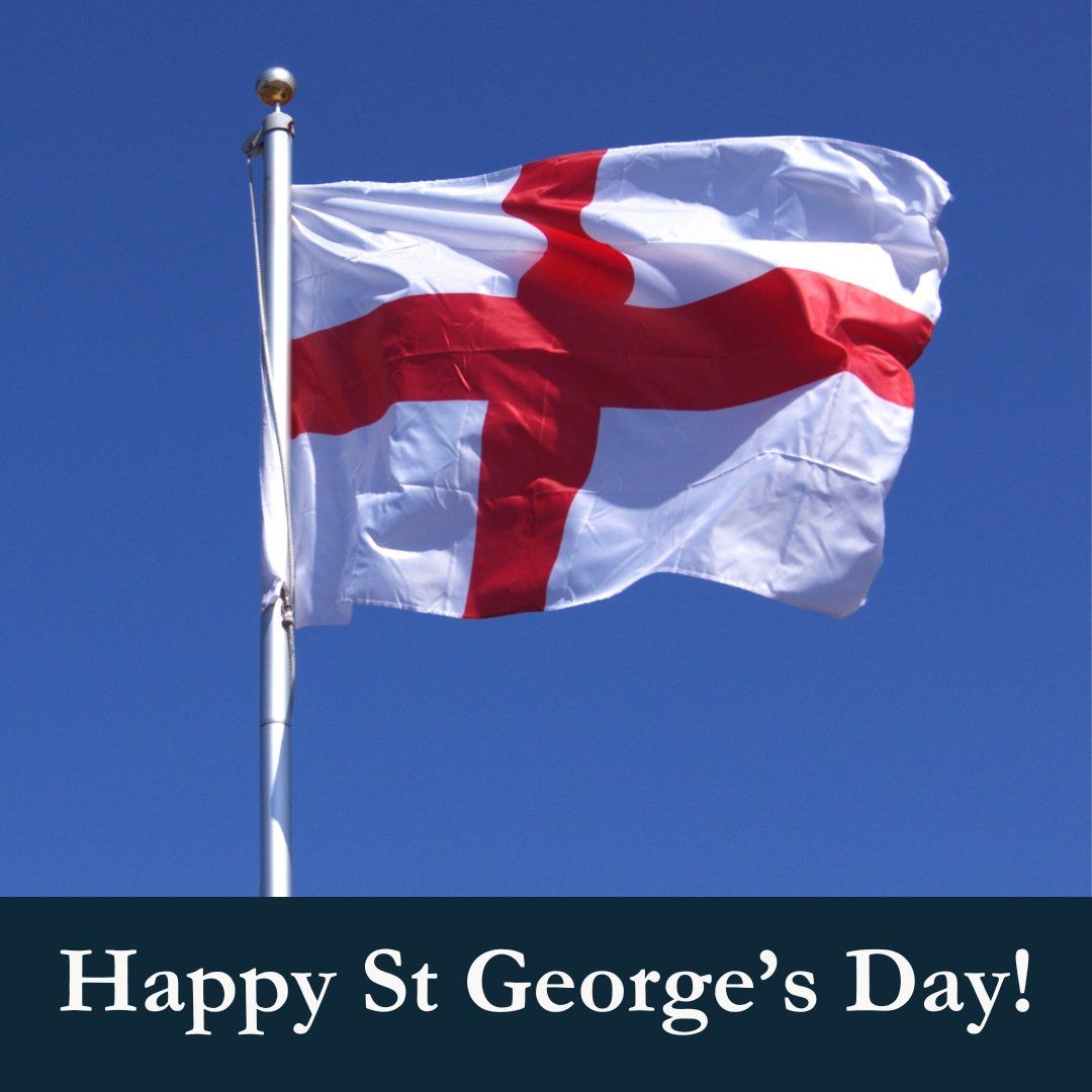 Happy St George's Day from all of us at DMR 😊#StGeorgesDay