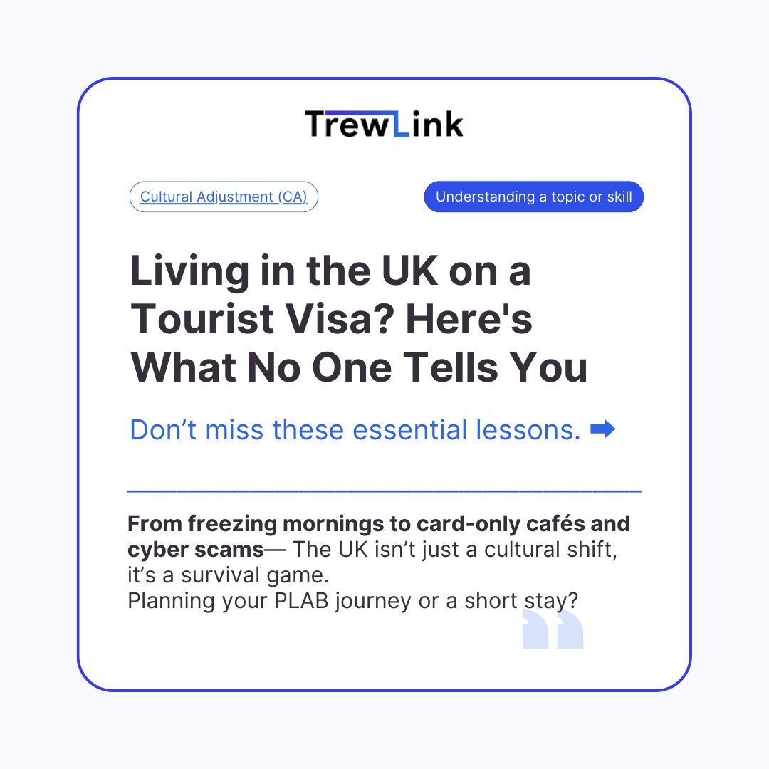 LinkTrew's tweet photo. From unpredictable weather to cyber scams and visa blunders—living in the UK, even temporarily, comes with surprises no one talks about.
Join now: https://t.co/aVFgmrmPHd
#UK #IMG #NHS #Trewlink #IMGJourney #PLAB2 #UKVisa #DoctorsAbroad #UKLife #doctors #MedicalExamsUK https://t.co/7GNFHI9Atm