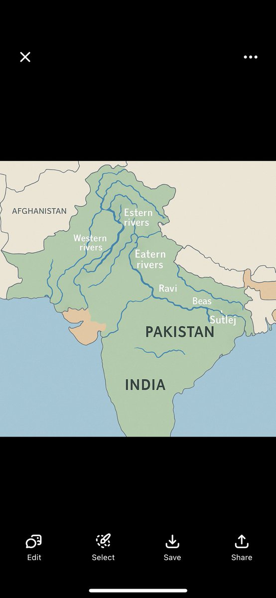 paulbarbar's tweet photo. When asked about the river flow in Indus Valley Treaty, this is what @ChatGPTapp provides. Get our Indian map corrected dammit ! @OpenAI @sama 

#PahalgamTerrorAttack 
#pahalgamattack https://t.co/gfQkrn394F