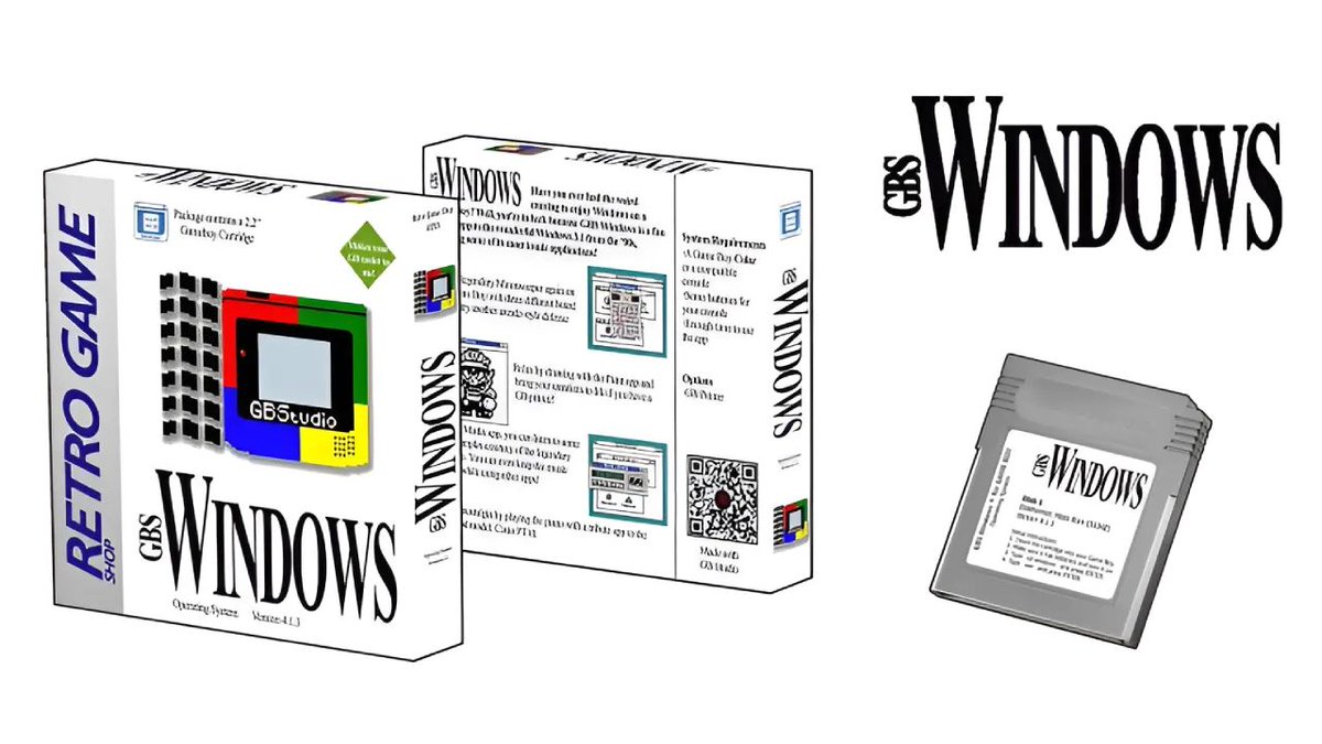 HardwarePremium's tweet image. ¿Te imaginas usar Windows 3.1 en un Game Boy Color? 🎮💾 GBS Windows lo hace posible: un cartucho retro que mezcla nostalgia y creatividad. Ya es joya de colección.  

#RetroGaming #GameBoyColor #Windows3.1 #IndieDev #NostalgiaDigital