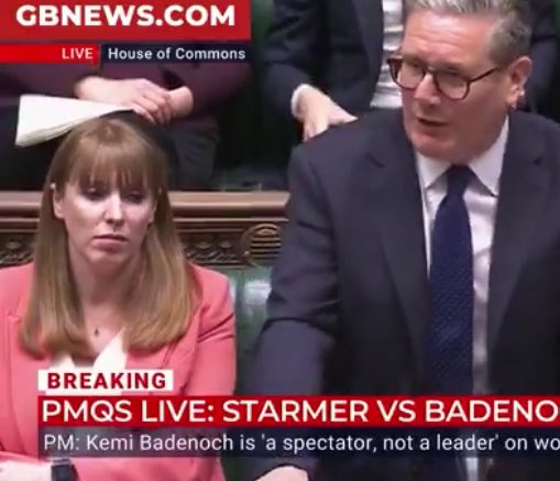 this_on1234's tweet photo. @GBNEWS Even Angela Rayner are done with him https://t.co/SiPW5AtuGK