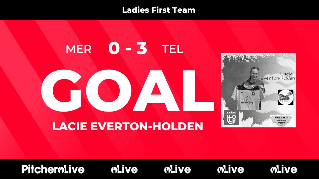 TelfordTownFC's tweet photo. 27': Lacie Everton-Holden scores for Telford Town Football Club 🙌
#MERTEL
https://t.co/Uin0grYAJ6 https://t.co/IrrcPKMzub