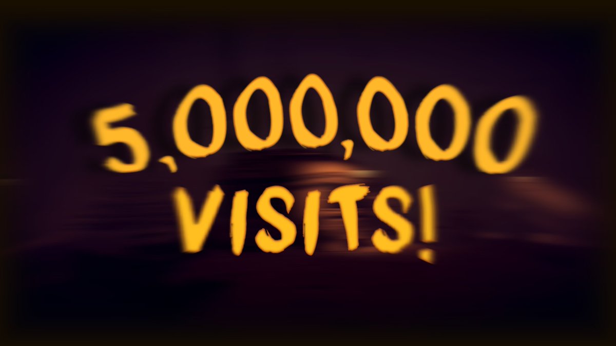 luaudevsprod's tweet photo. THANK YOU FOR 5 MILLION VISITS ON THE INK SOULS!

#ROBLOX  #BENDY https://t.co/BqhrfX3zjU