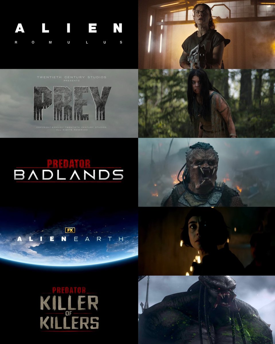 the alien &amp; predator franchises are back