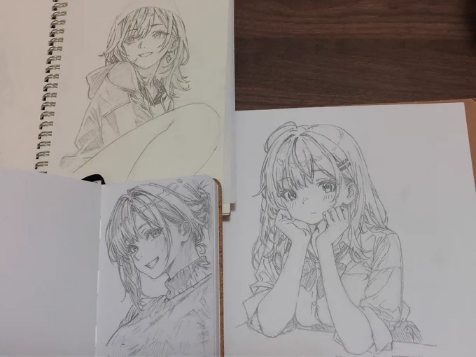 サイズがバラバラなのが
面白かったので😄 