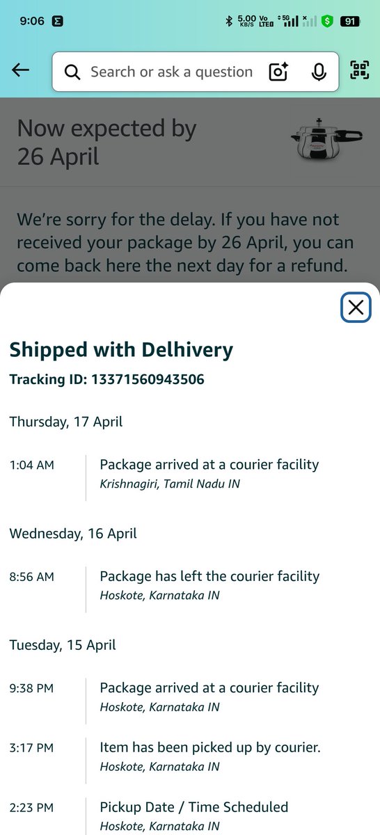 iam_ela_pk's tweet image. resolve ASAP! Worst customer service experience! #AmazonPrime #DeliveryIssues #CustomerServiceFailure #Vijay #AjithKumarRacing