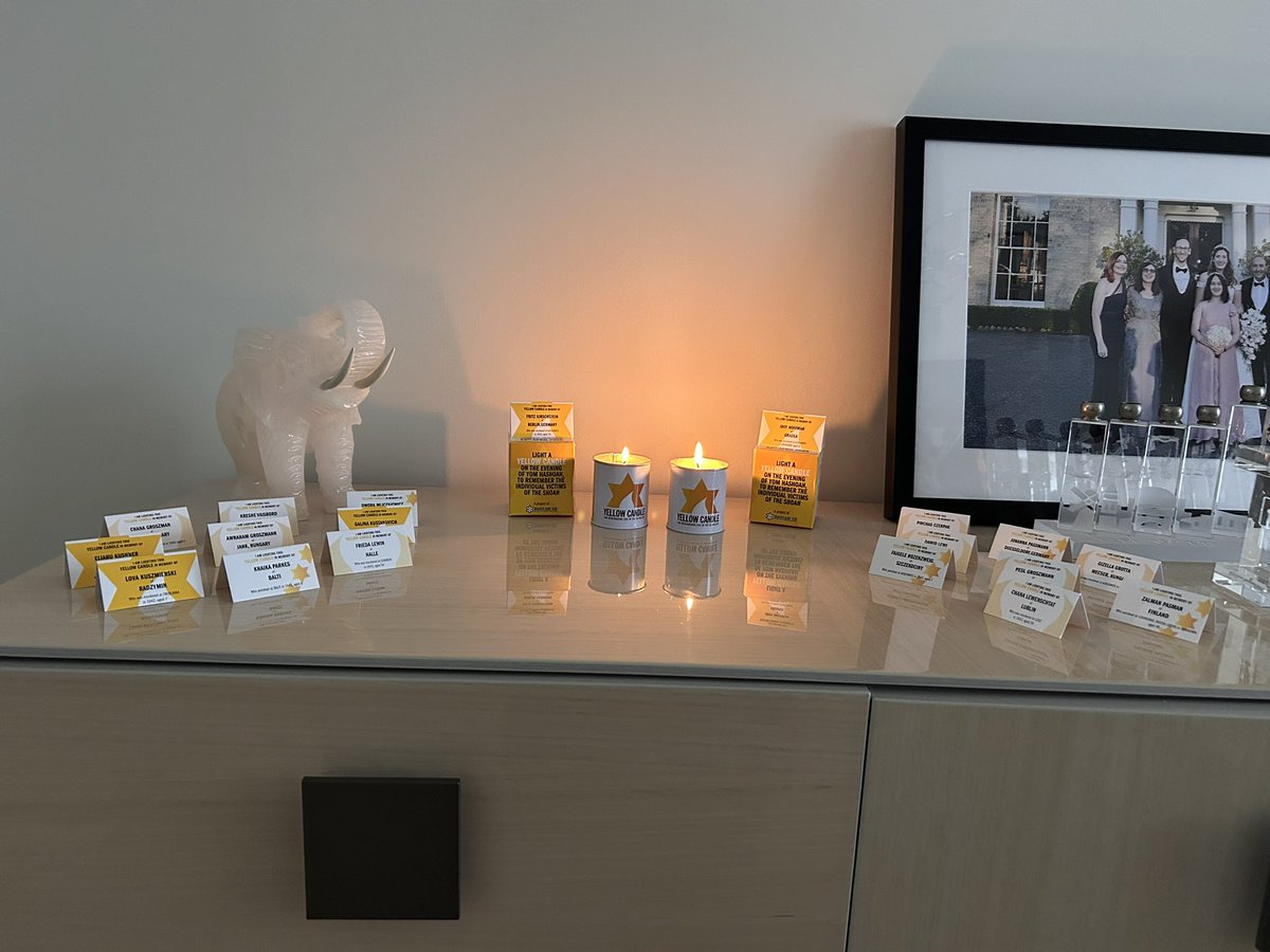 Lauren (@lolc63) on Twitter photo Remembering
Fritz Kirschstein aged 54
Iboy Hoffman aged 6
Both murdered at Auschwitz
Both because they were Jewish
As well as all the other lost souls we have lit a candle for in past years.
#yellowcandle
<a href="/yellowcandle/">Jane Candle</a>
#neveragain Remembering
Fritz Kirschstein aged 54
Iboy Hoffman aged 6
Both murdered at Auschwitz
Both because they were Jewish
As well as all the other lost souls we have lit a candle for in past years.
#yellowcandle
<a href="/yellowcandle/">Jane Candle</a>
#neveragain