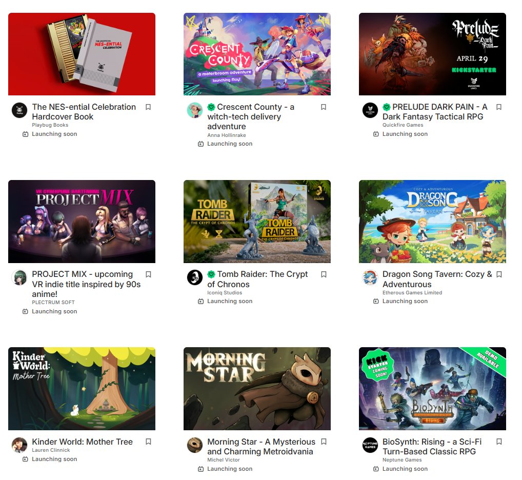 MorningstarTOG's tweet image. Wait... we're in the Top 8 most popular upcoming video games on Kickstarter?! 👀
Y’ALL DID THAT. Let’s gooo! 🎉🎮
#Kickstarter #IndieDev #IndieGame
