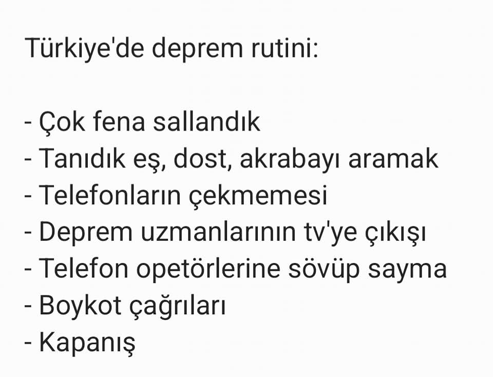 #Deprem #Rutinimiz #İstanbul #Türkiye #SonDakika