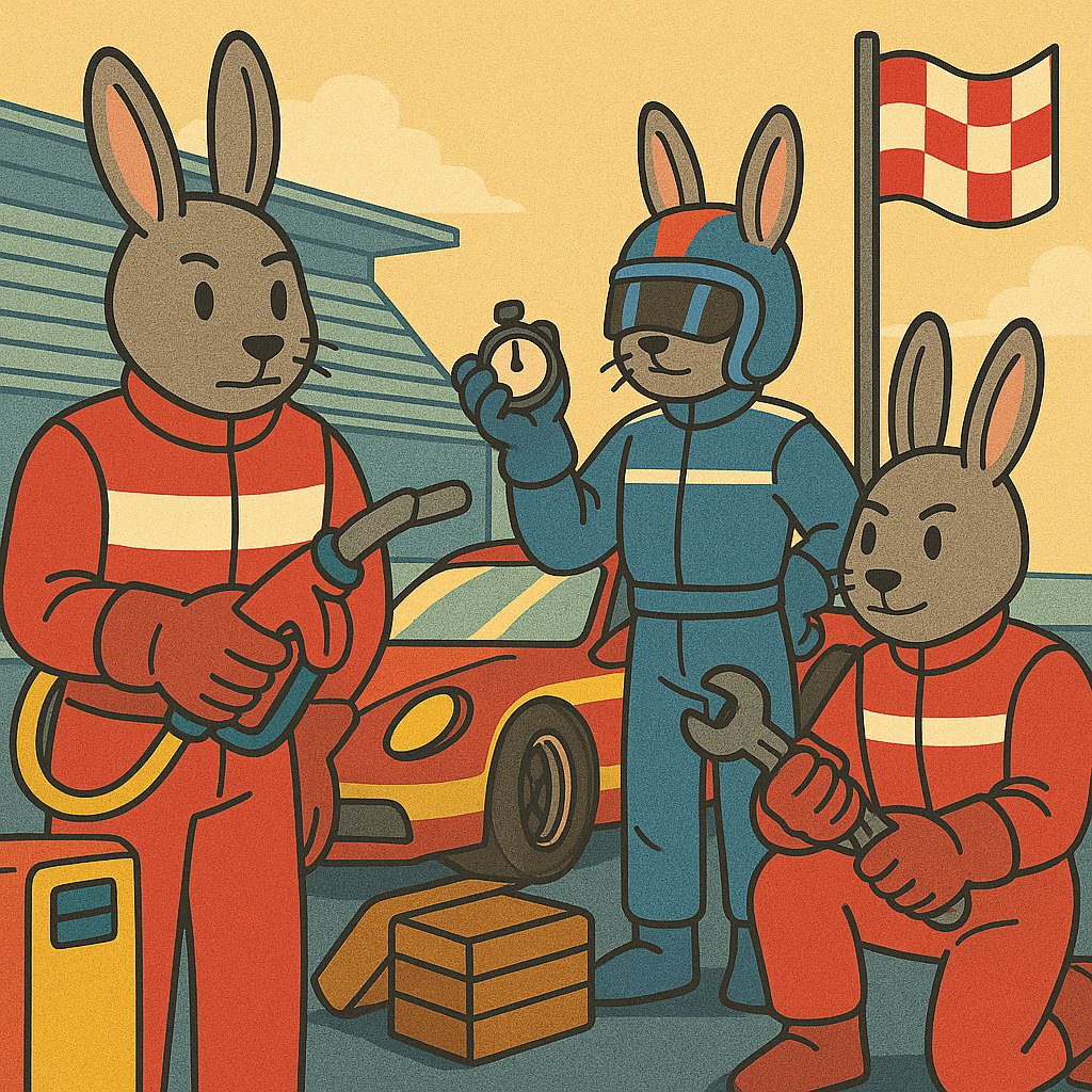 GmegaFun's tweet image. Rabbits in the pit, speed in GMEGA!