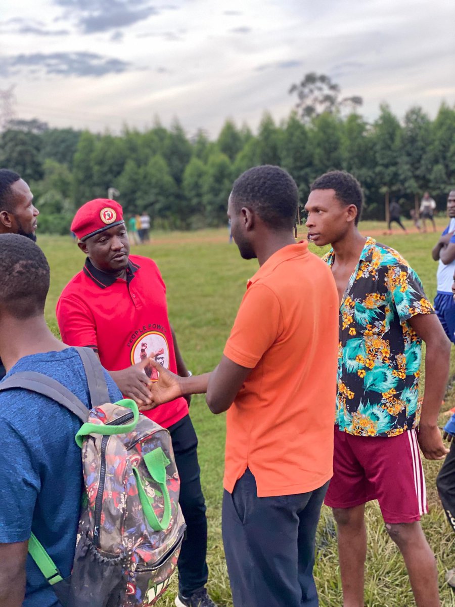 brooklyns_jr's tweet photo. Earlier today, together with @hamzakasozi2026, we attended a vibrant football game at the Municipal Grounds in Nansana.
The youth are energized and ready for the 2026 #ProtestVote!
Grateful for the powerful conversations and unity we witnessed.
#PeoplePowerOurPower https://t.co/8tcic674L0