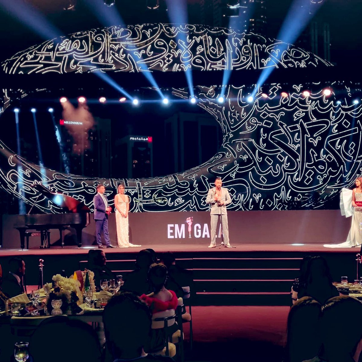 XFashion's tweet photo. Heating up at @TheEmigala as the award honourees are announced 🔥 https://t.co/4t89jk3UNC