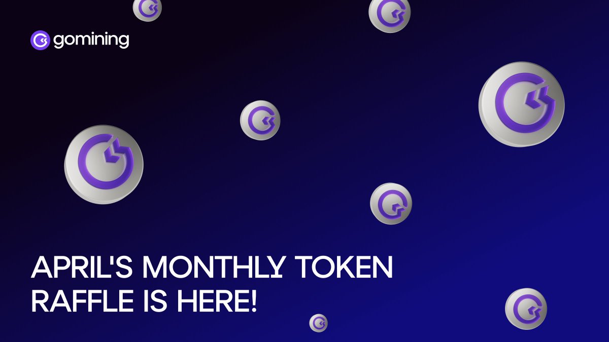 Win up to 1,000 $GOMINING Tokens! ⛏️👾

New month, new raffle. Same simple rules.

🔹 How to enter:

 1️⃣ Follow <a href="/GoMining_token/">GoMining</a>

 2️⃣ Like, share, and quote-tweet the Miner Wars video post below with your thoughts ⬇️

We’ll select 3 winners on May 1st! 

Tag a friend and take your