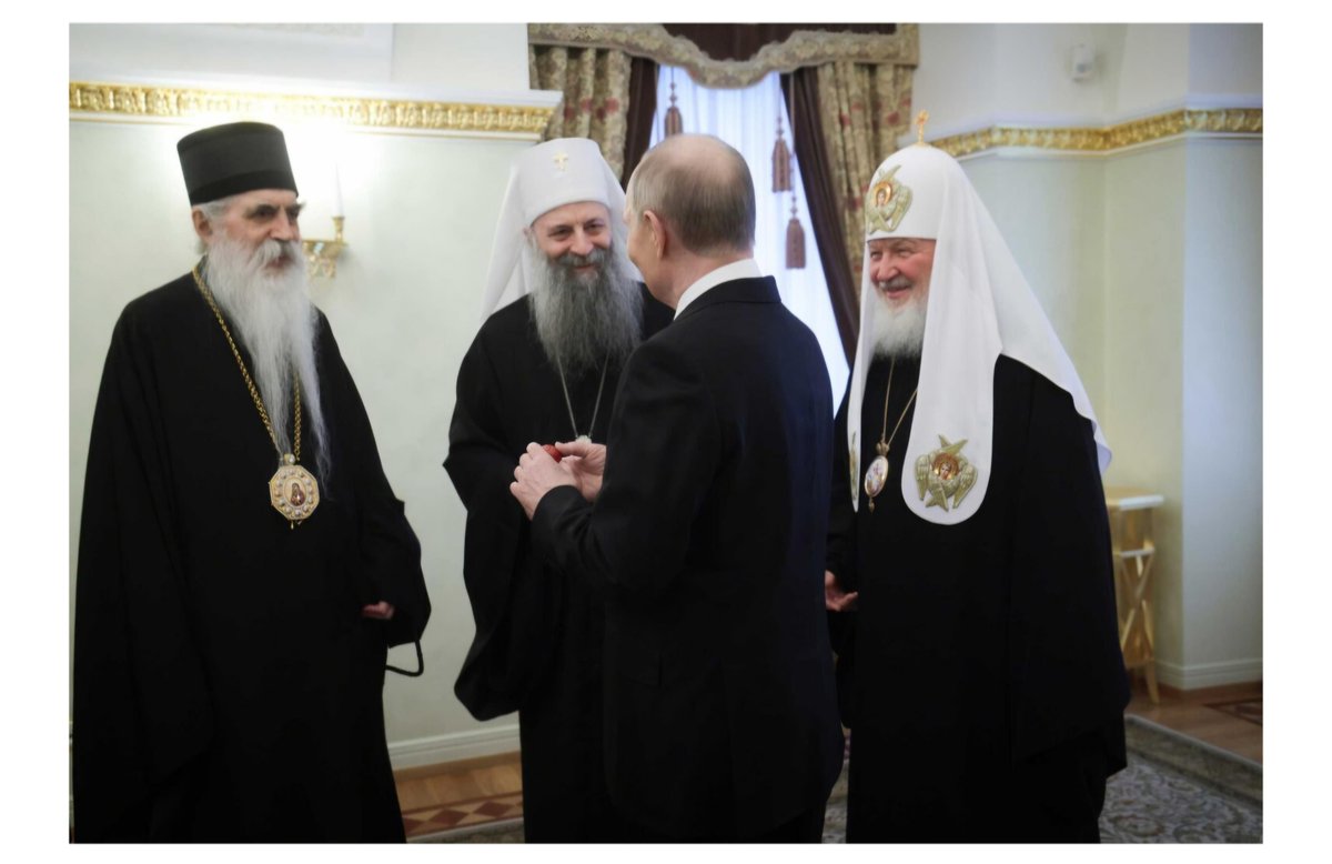 I strongly condemn Porfirije’s divisive, nationalist remarks made with Putin. Such rhetoric is unacceptable; it threatens our region’s stability and has no place in modern Europe. #Kosova stands for dialogue, peace, and a future built on truth and justice. EU should speak out.