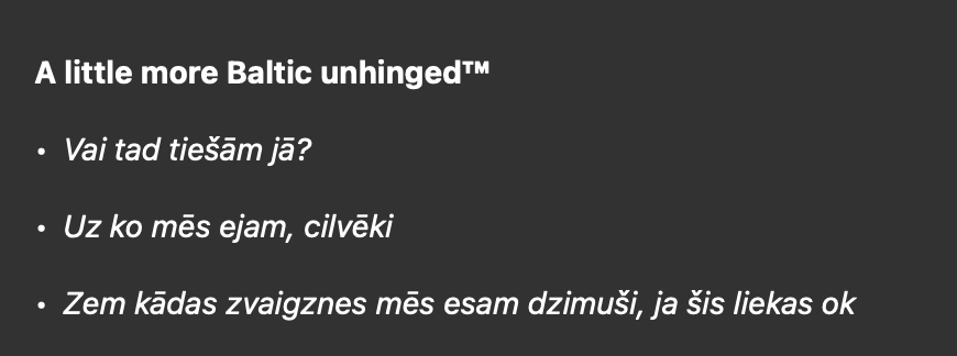 Esmu procesā uztrennēt sava ChatGPT humora izjūtu