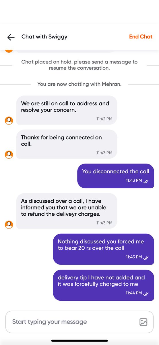 rishipratim's tweet photo. @Swiggy has recently started  scam of automatically adding delivery tip. unless you check the charges break up you won’t even realise. On arguing your executive offered 300 voucher. This is fooling users https://t.co/BnDvEpmdnx