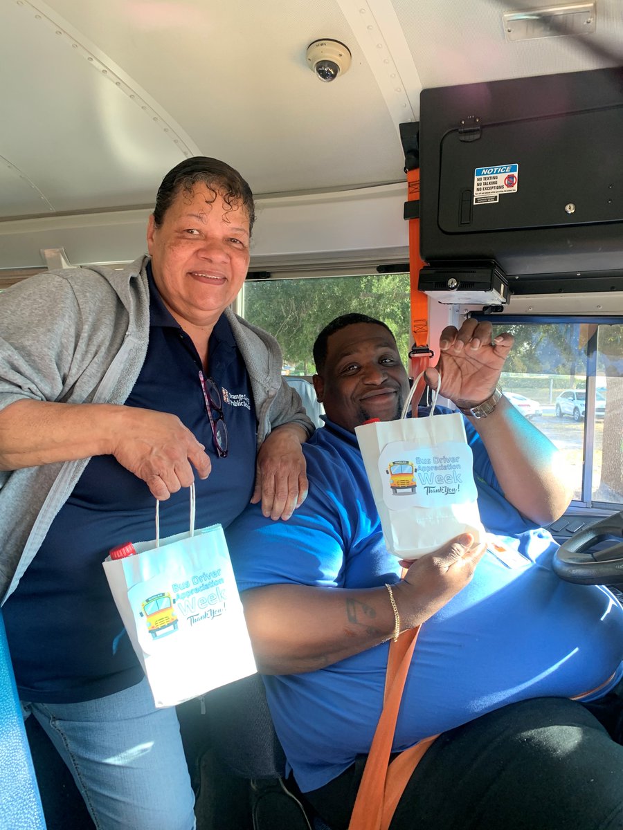 A BIG thank-you to our amazing bus drivers.