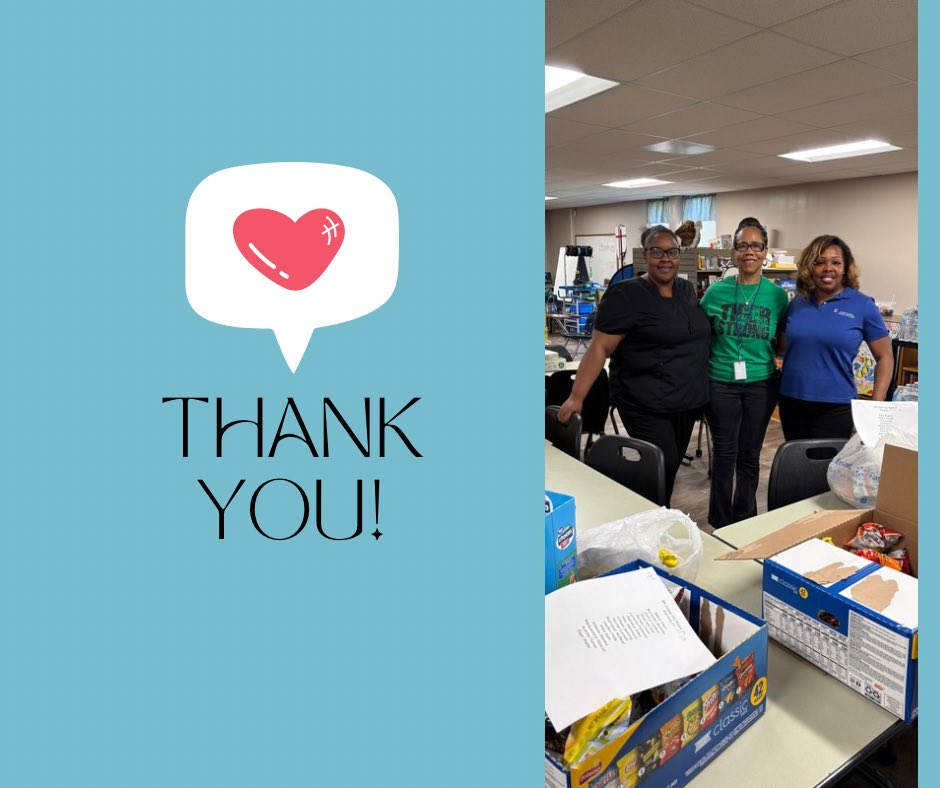 Shoutout to our amazing assistant principal and rockstar PTO parents for organizing snacks for our students during TCAP week! These two PTO moms went above and beyond by reaching out to local businesses for donations!