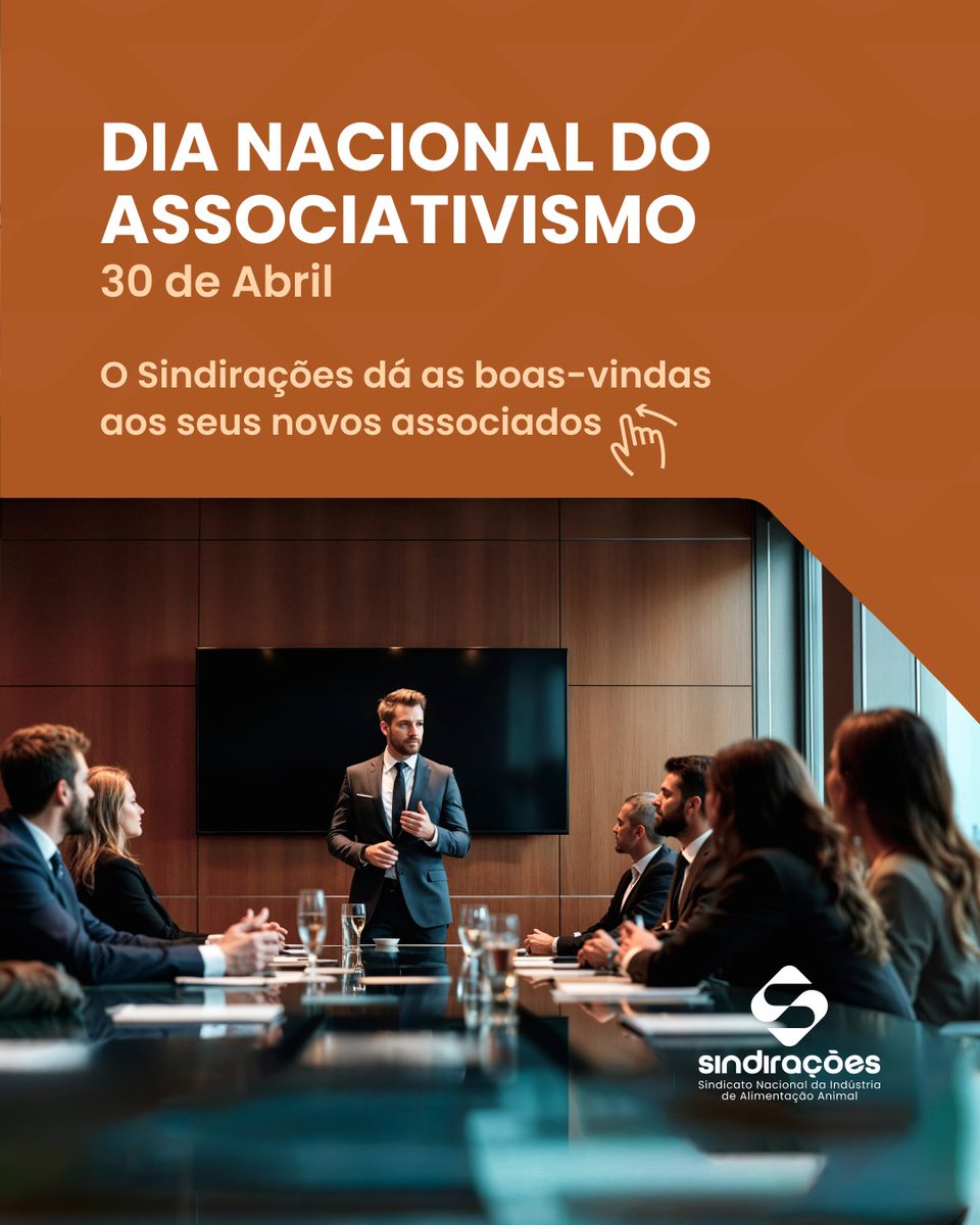 Sindiracoes's tweet image. Sindirações celebra o Dia Nacional do Associativismo com dois novos associados: Camlin Fine Sciences, em antioxidantes; e Consube Agropecuária, em Enxofre Pecuário Guapec 70s. Associe-se: sindiracoes.org.br/associe/ 
#Sindirações #Associacao