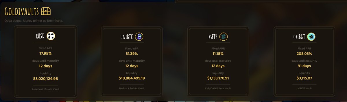 Goldivaultsley's tweet photo. New UI, who dis? (juicy fixed yields, no bold fr fr (N, N)) https://t.co/54Txkfdomk