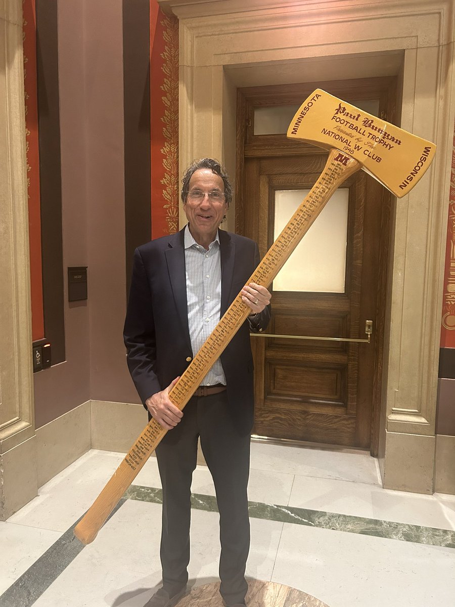 The Axe is here!   Go Gophers!  <a href="/GopherFootball/">Minnesota Football</a> <a href="/UMNAlumni/">University of Minnesota Alumni Association</a>