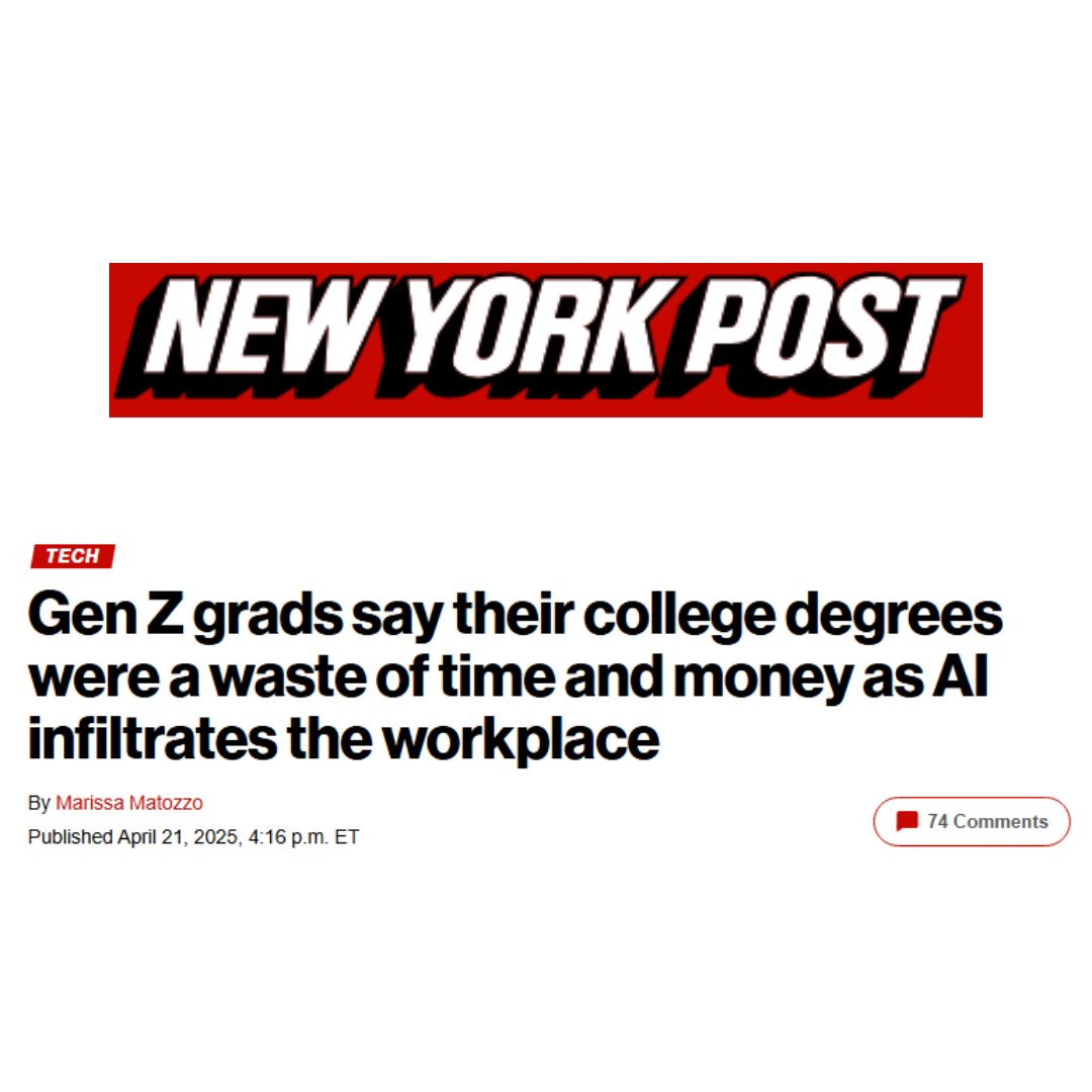 Gen Z STUDENTS!!! Reading this book will help you solve (aka avoid) your own student loan debt crisis. 

Many career and money making suggestions are supplied as well. 

➡️  amazon.com/dp/B0DLJ6BF9K

#studentloans #GenZ #college #jobs