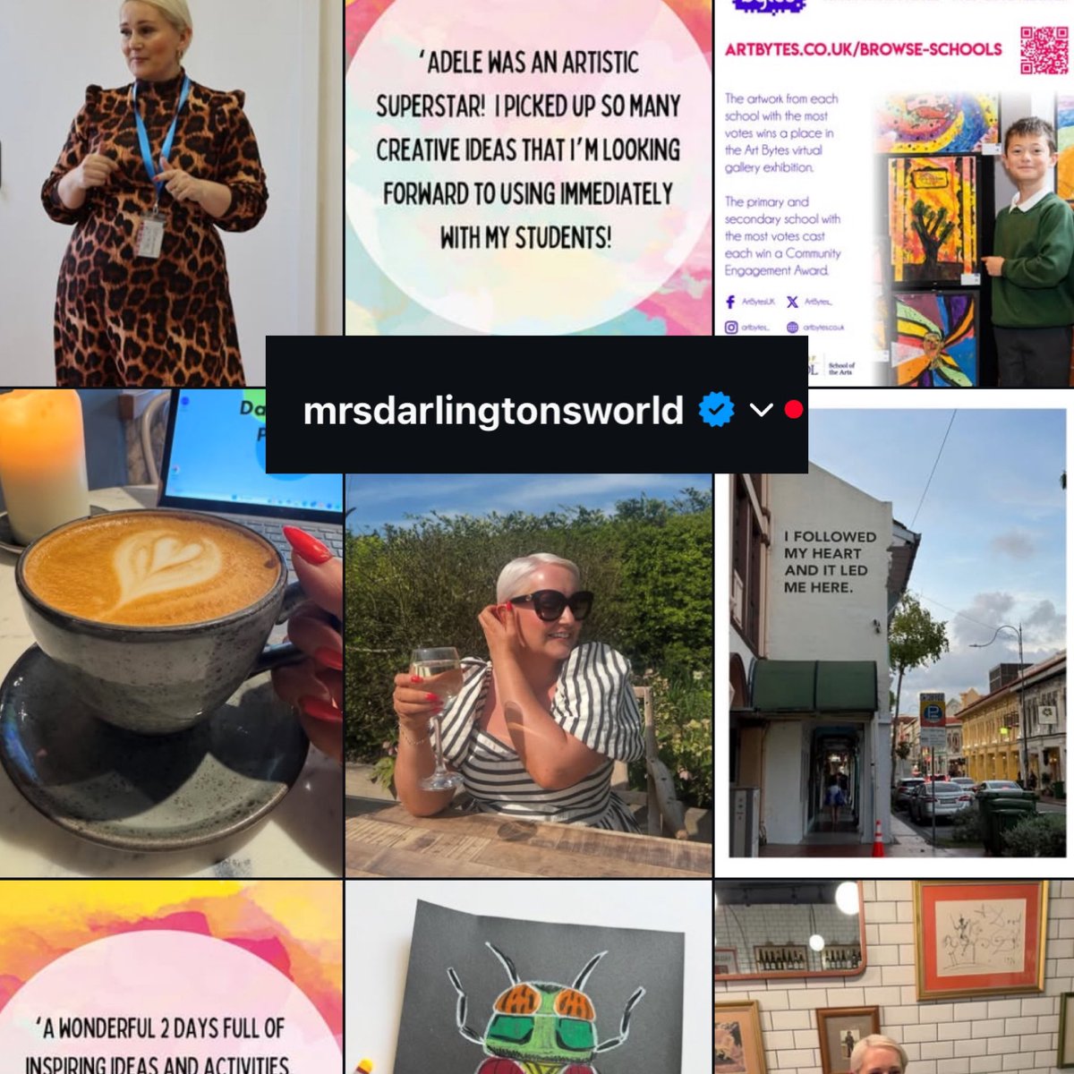 Just popped on to say hi and that I’m not here a lot any more, but you can find me on the gram. Would be lovely to link up with you lovely people over there! See photo for username!