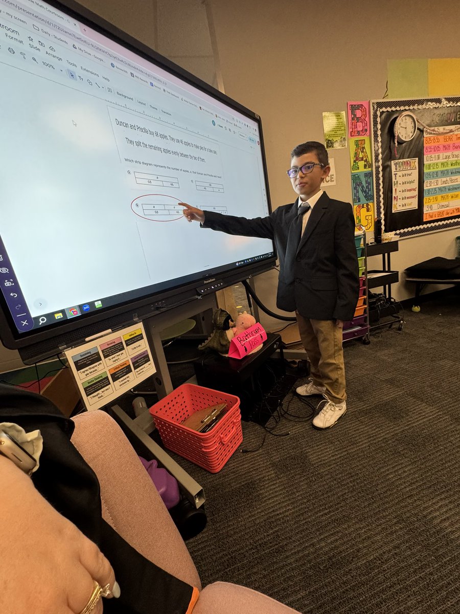 reallifeMsFrizz's tweet image. Math Court for STAAR Review today! I love this activity- the kids get SO into it and the discourse is amazing! #bangbear #cfisdmath