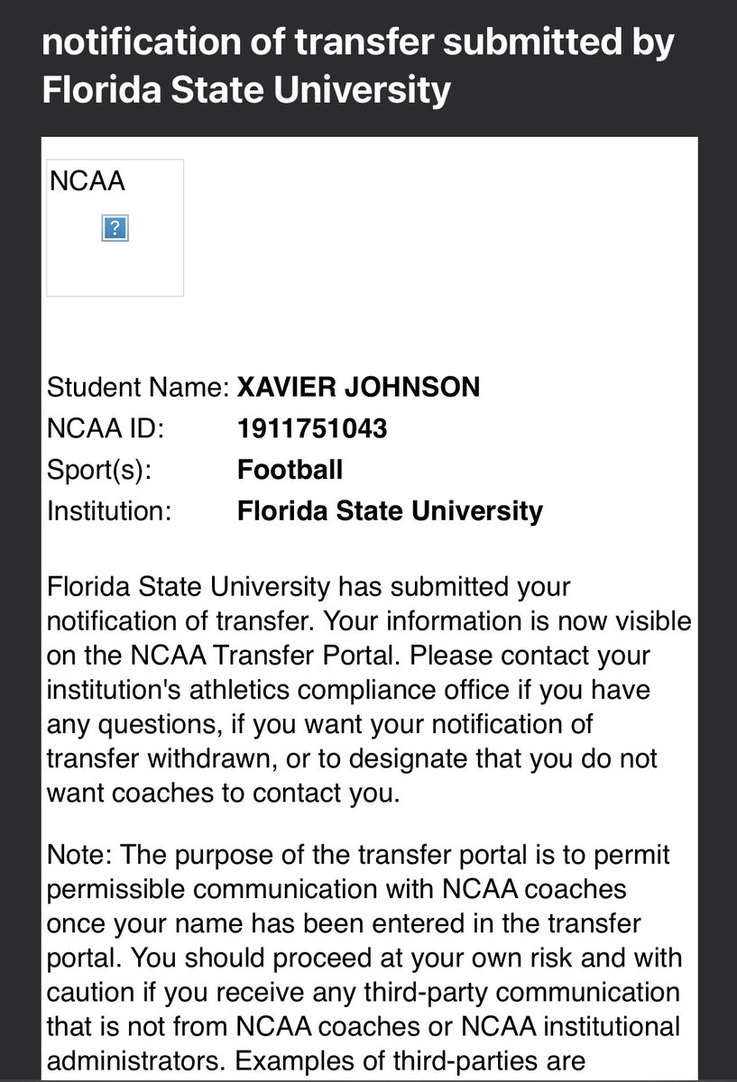 Xavier Johnson tweet media