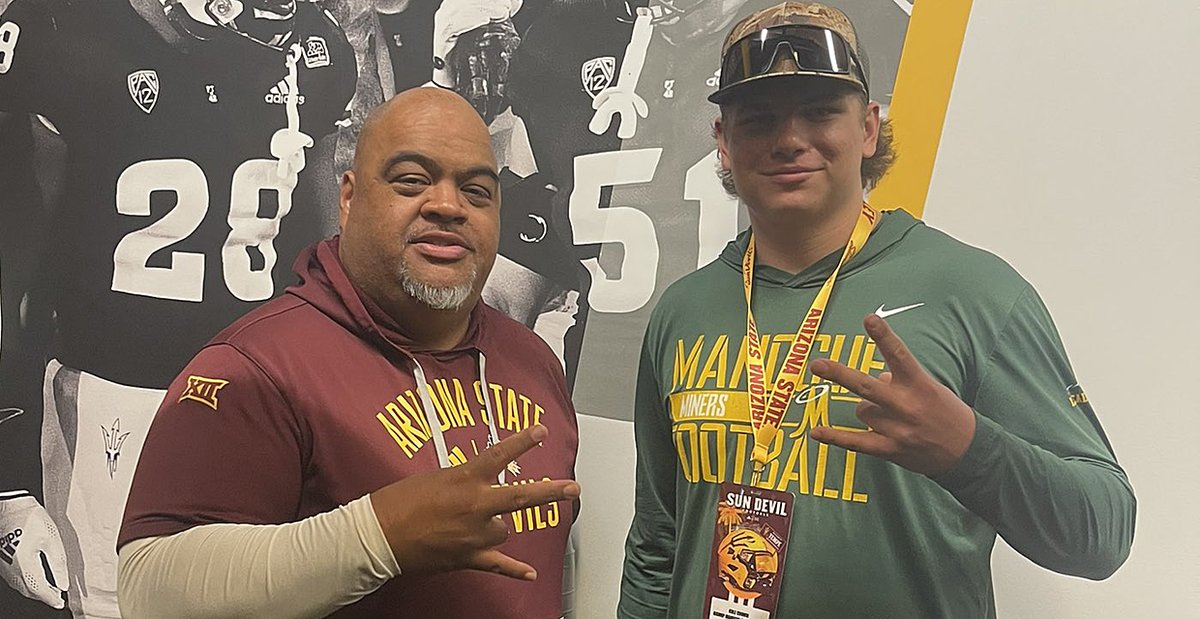 Reno (Nev.) Bishop Manogue offensive lineman Kole Cronin took in a pair of visits to Arizona and Arizona State 247sports.com/article/ot-kol…