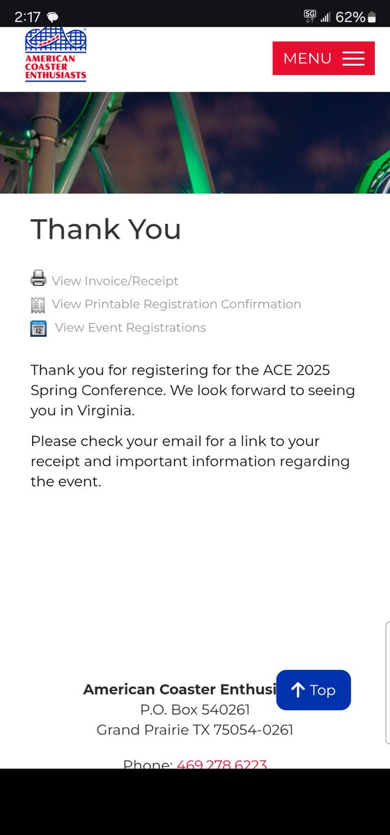 BiffERTPod's tweet image. Well, we're registered! See yall in VA for the Spring Conference! SO EXCITED!! @aceonlineorg @BuschGardensVA @KingsDominionVA
#CoasterHeatCrew #SpringConference
